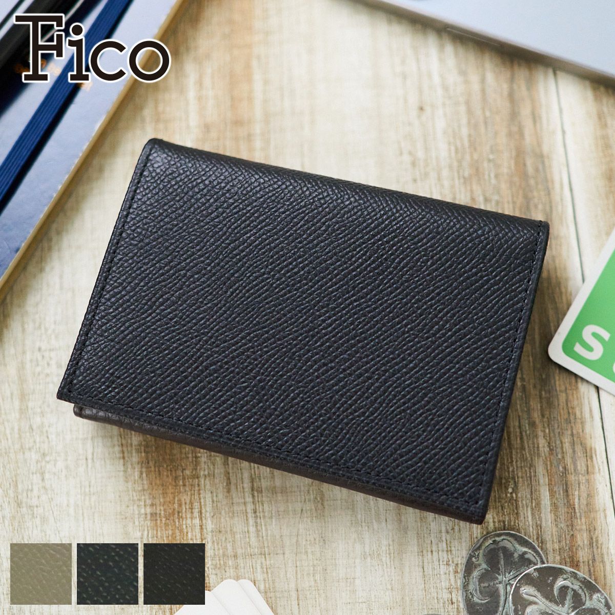 fico 長財布 ダークネイビー フィーコ 長財布 カード収納 メンズ 52000 MORBIDO モルビド fico 牛革