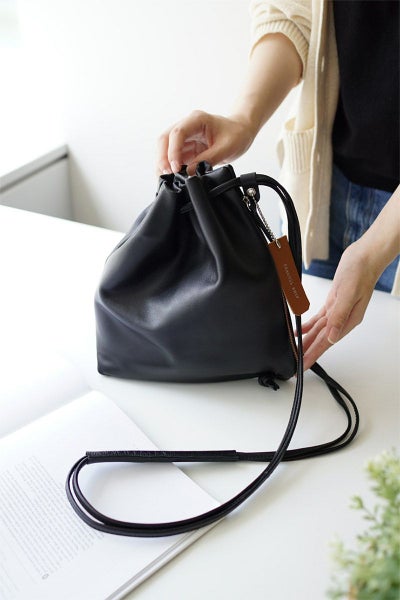 SEAGULL SHIP シーガルシップ Soft Leather ソフトレザー 巾着ショルダーバッグ SMAK-440