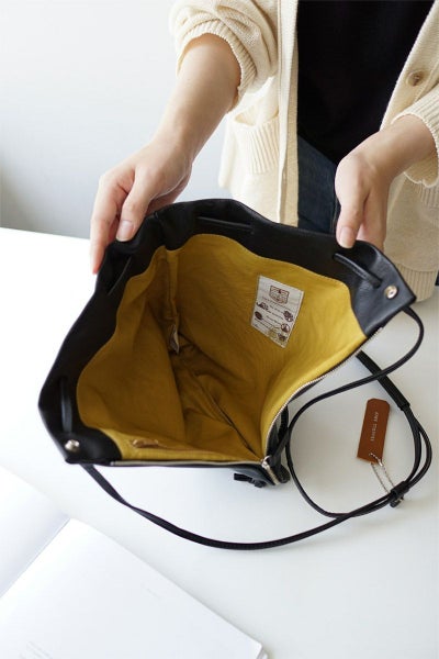 SEAGULL SHIP シーガルシップ Soft Leather ソフトレザー 巾着ショルダーバッグ SMAK-440