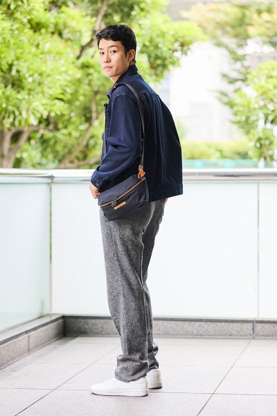 BAGGY PORT バギーポート 10号高密度帆布 BLACK ブラック ミニボディバッグ YNM-428