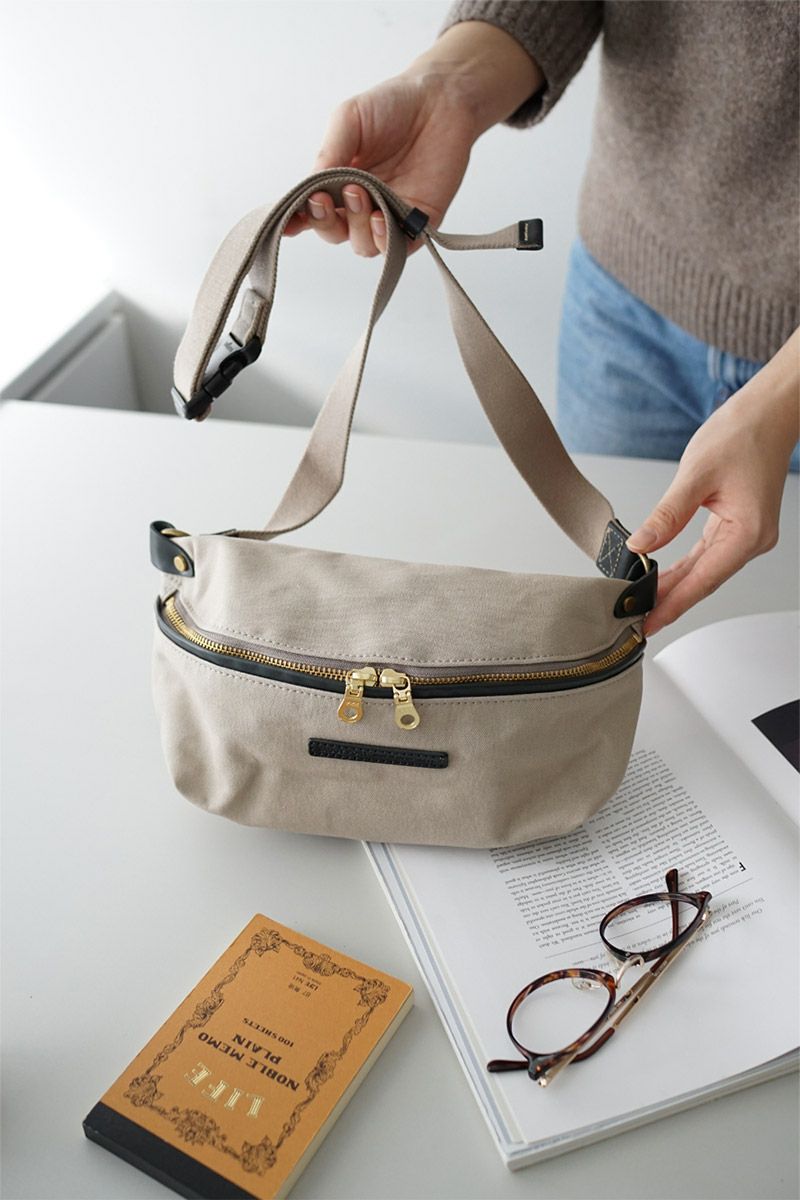 BAGGY PORT バギーポート 10号高密度帆布 BLACK ブラック ミニボディバッグ YNM-428