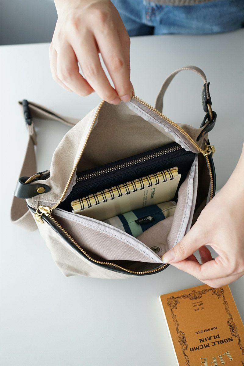 BAGGY PORT バギーポート 10号高密度帆布 BLACK ブラック ミニボディバッグ YNM-428