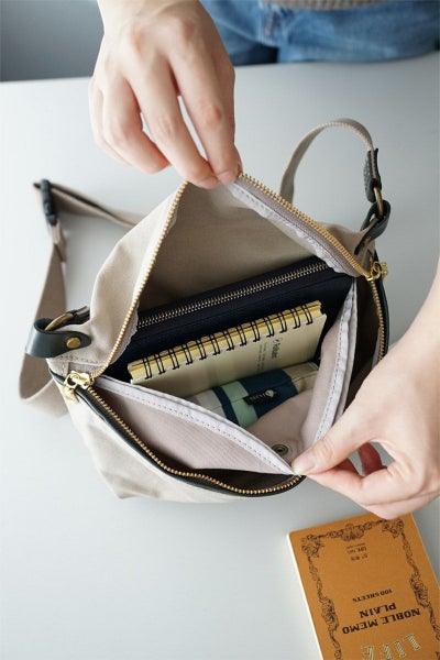 BAGGY PORT バギーポート 10号高密度帆布 BLACK ブラック ミニボディバッグ YNM-428