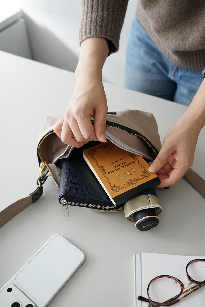 BAGGY PORT バギーポート 10号高密度帆布 BLACK ブラック ミニボディバッグ YNM-428