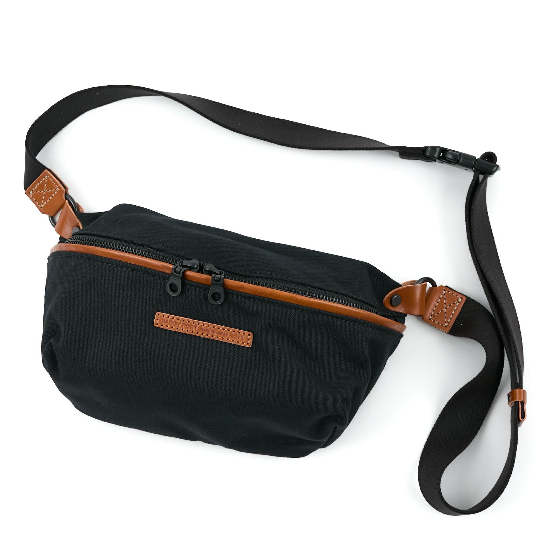 BAGGY PORT バギーポート 10号高密度帆布 BLACK ブラック ミニボディ