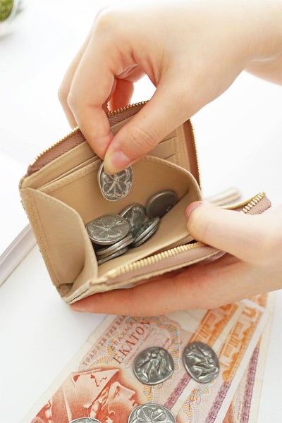 genten ゲンテン Grace python グレースパイソン ミニ財布（L字ファスナー式） 44573