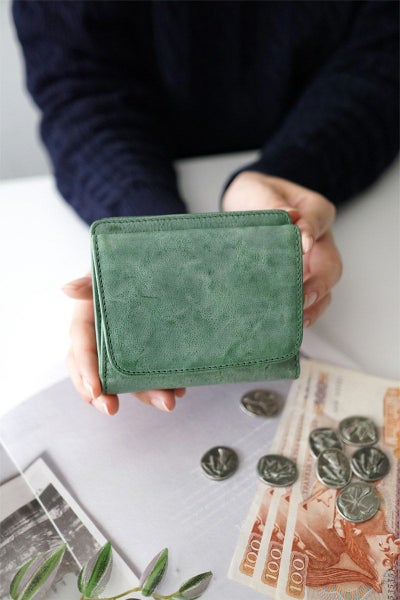 BAGGY'S ANNEX バギーズアネックス FOG leather (フォグレザー) 小銭入れ付き二つ折り財布 LZYS-7008