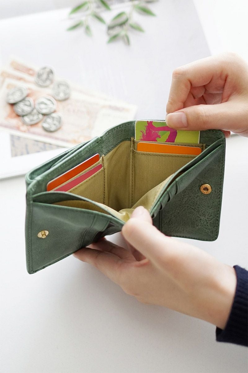 BAGGY'S ANNEX バギーズアネックス FOG leather (フォグレザー) 小銭入れ付き二つ折り財布 LZYS-7008