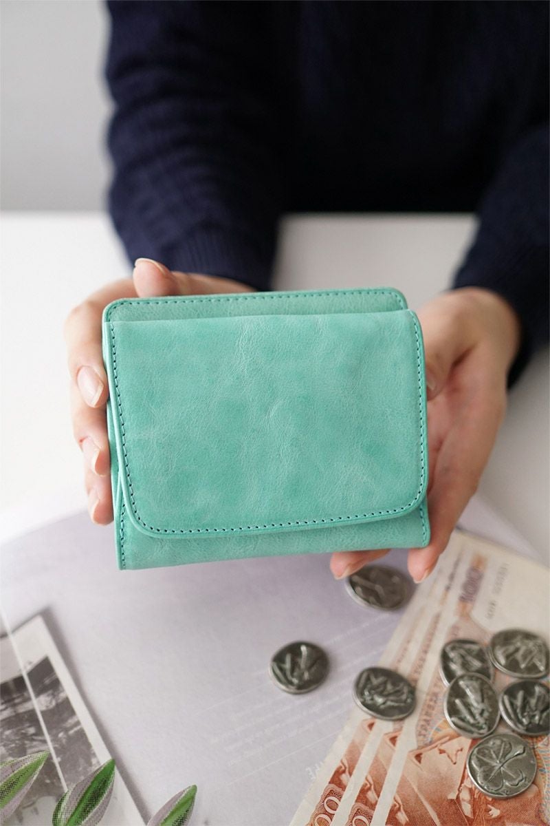 BAGGY'S ANNEX バギーズアネックス FOG leather (フォグレザー) 小銭入れ付き二つ折り財布 LZYS-7008