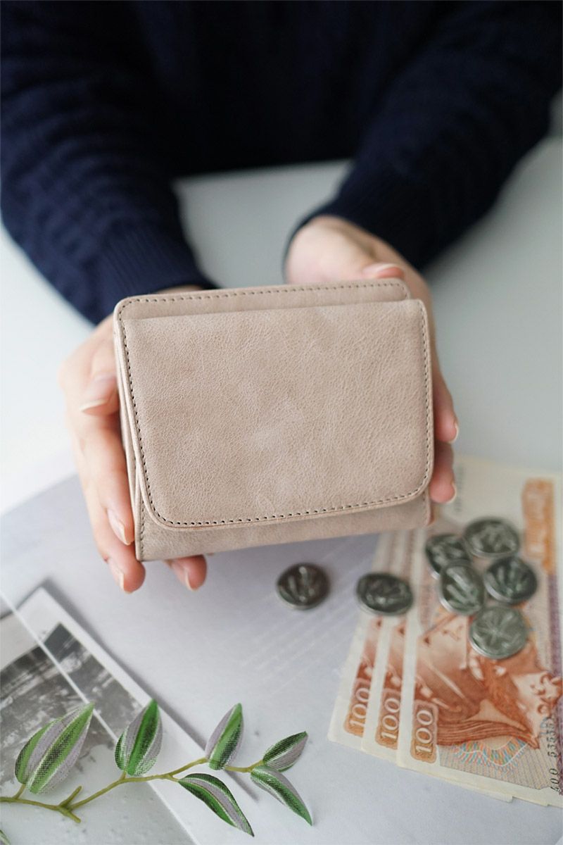 BAGGY'S ANNEX バギーズアネックス FOG leather (フォグレザー) 小銭入れ付き二つ折り財布 LZYS-7008