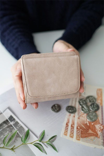 BAGGY'S ANNEX バギーズアネックス FOG leather (フォグレザー) 小銭入れ付き二つ折り財布 LZYS-7008