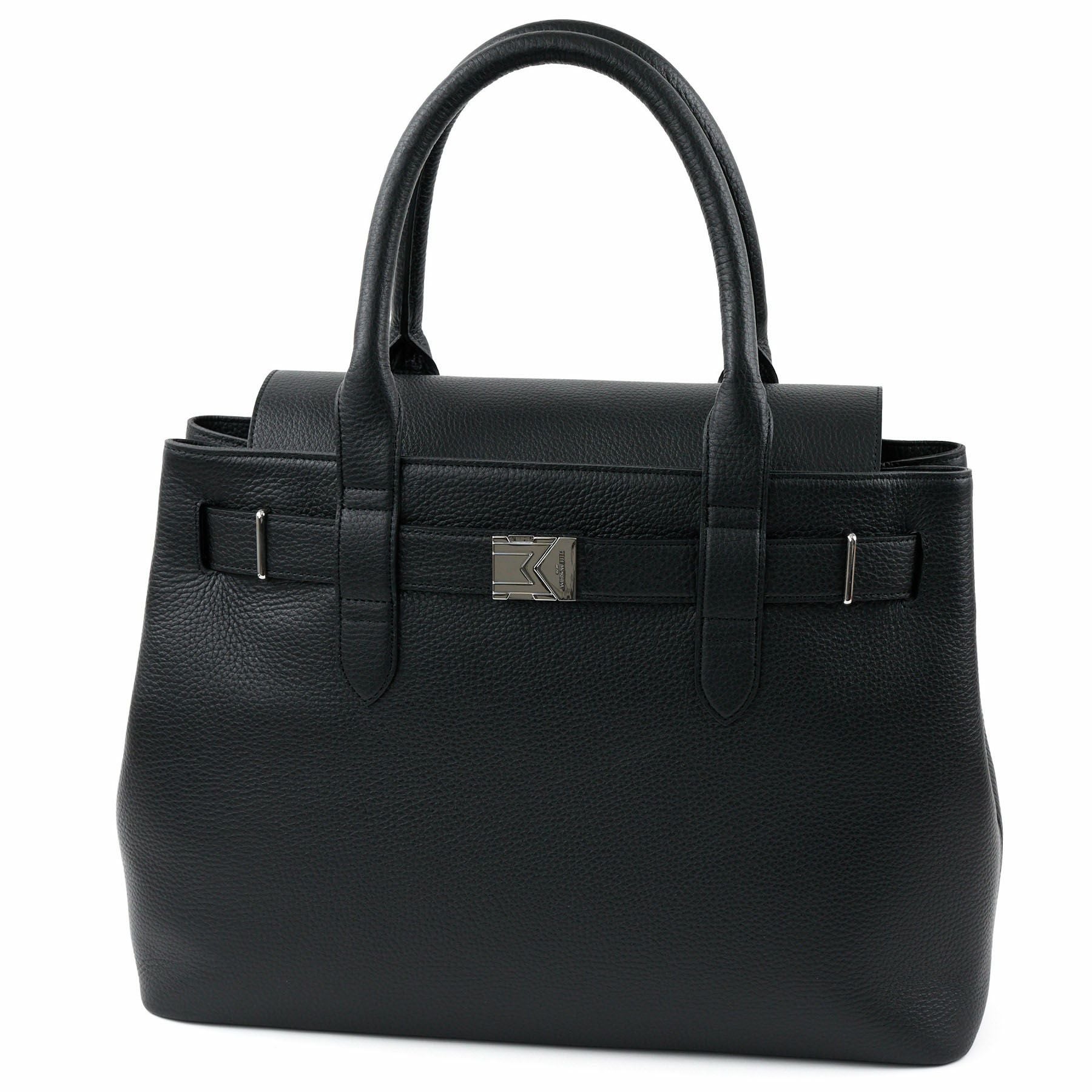 未使用級 ペッレモルビダ メイデンボヤージュ トートバッグ レザー フラップ 黒 PELLE MORBIDA（ペッレ モルビダ） 最大42% 5/3限定 メイデン