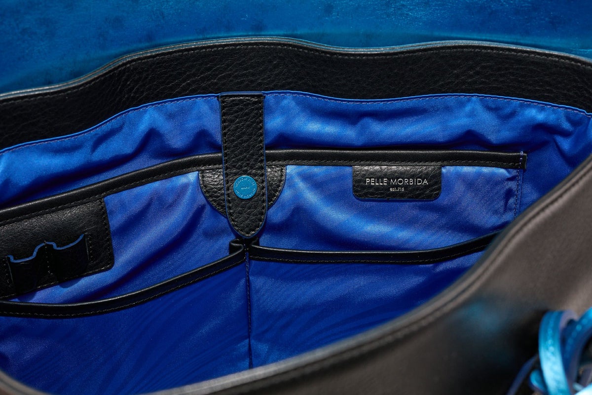 PELLE MORBIDA ペッレモルビダ DEEPOCEAN ディープオーシャン フラップトートバッグ PMO-MB055DE