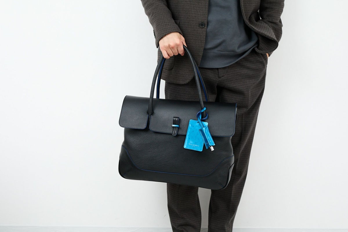 PELLE MORBIDA ペッレモルビダ DEEPOCEAN ディープオーシャン フラップトートバッグ PMO-MB055DE