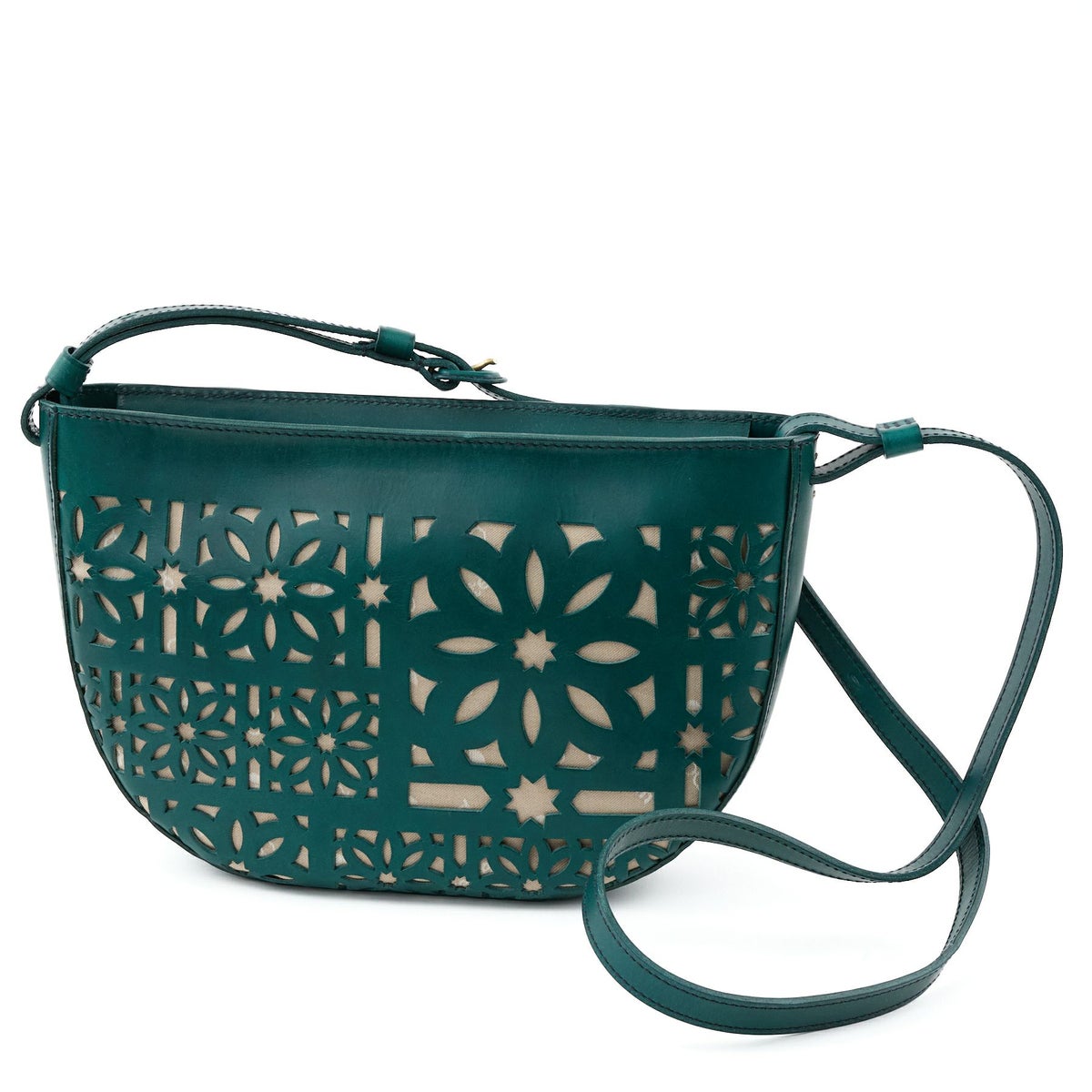 genten ゲンテン Sail Cut Work セイルカットワーク ショルダーバッグ 44587