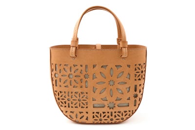 genten ゲンテン Sail Cut Work セイルカットワーク 手さげバッグ 44586