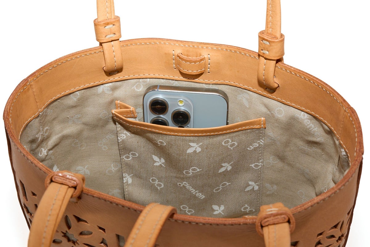 genten ゲンテン Sail Cut Work セイルカットワーク 手さげバッグ 44586