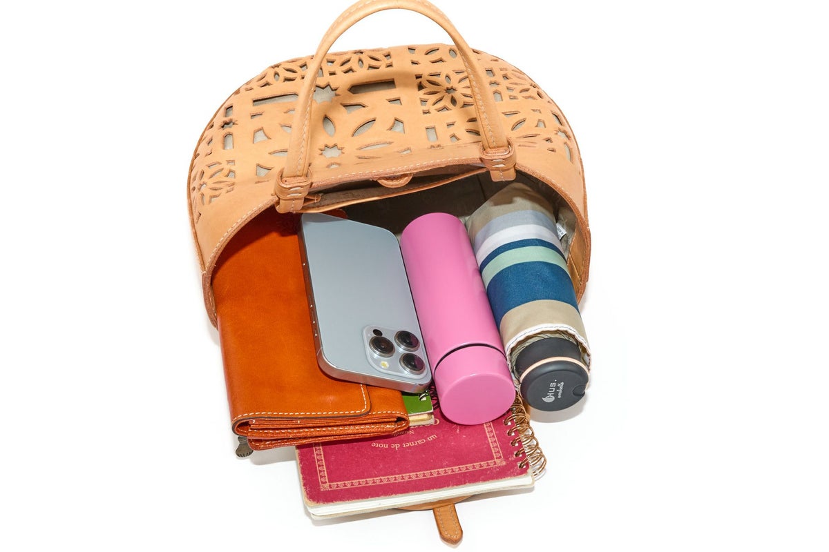 genten ゲンテン Sail Cut Work セイルカットワーク 手さげバッグ 44586