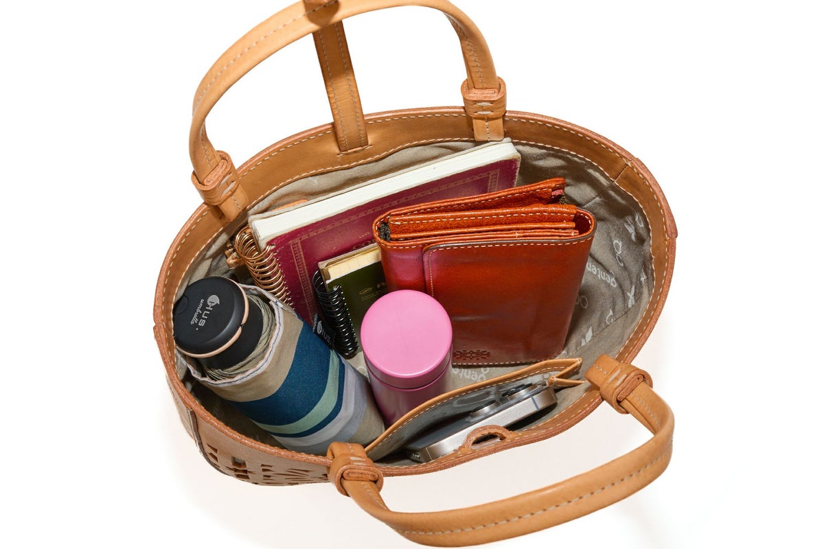 genten ゲンテン Sail Cut Work セイルカットワーク 手さげバッグ 44586