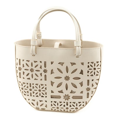 genten ゲンテン Sail Cut Work セイルカットワーク 手さげバッグ 44586