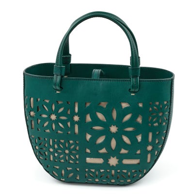 genten ゲンテン Sail Cut Work セイルカットワーク 手さげバッグ 44586