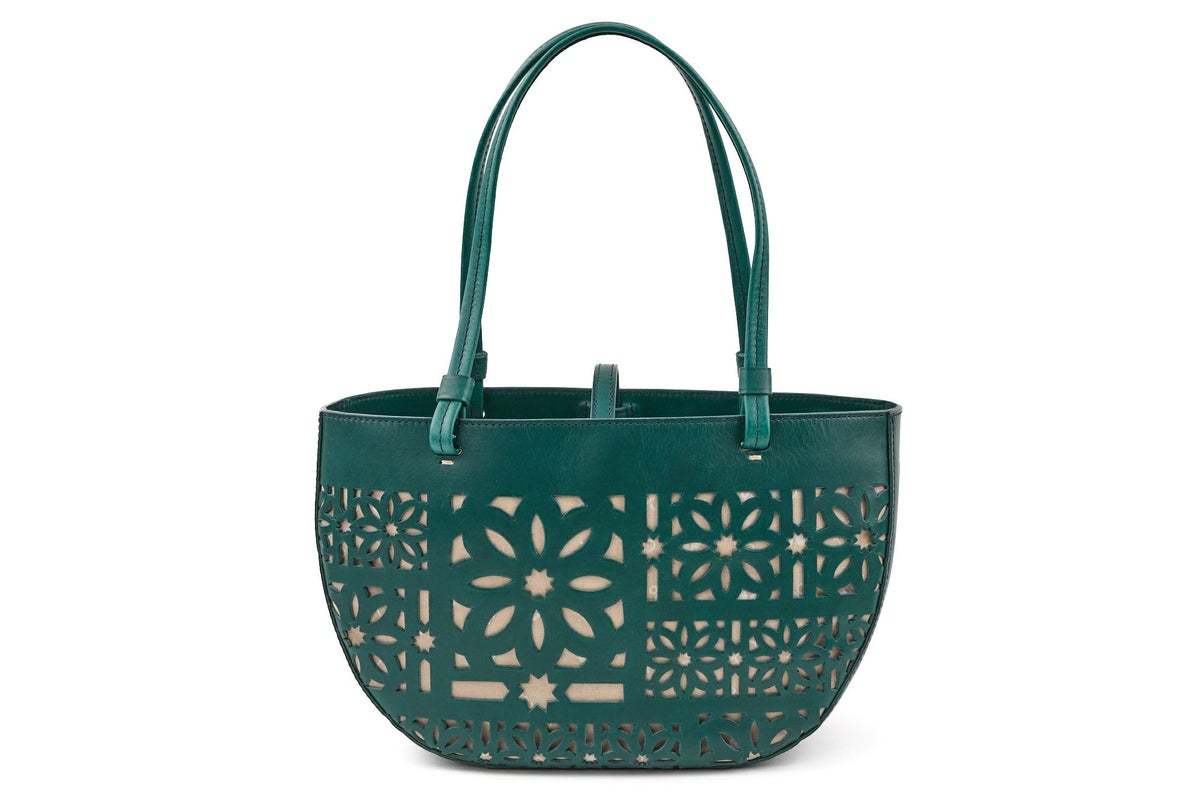 genten ゲンテン Sail Cut Work セイルカットワーク トートバッグ 44585