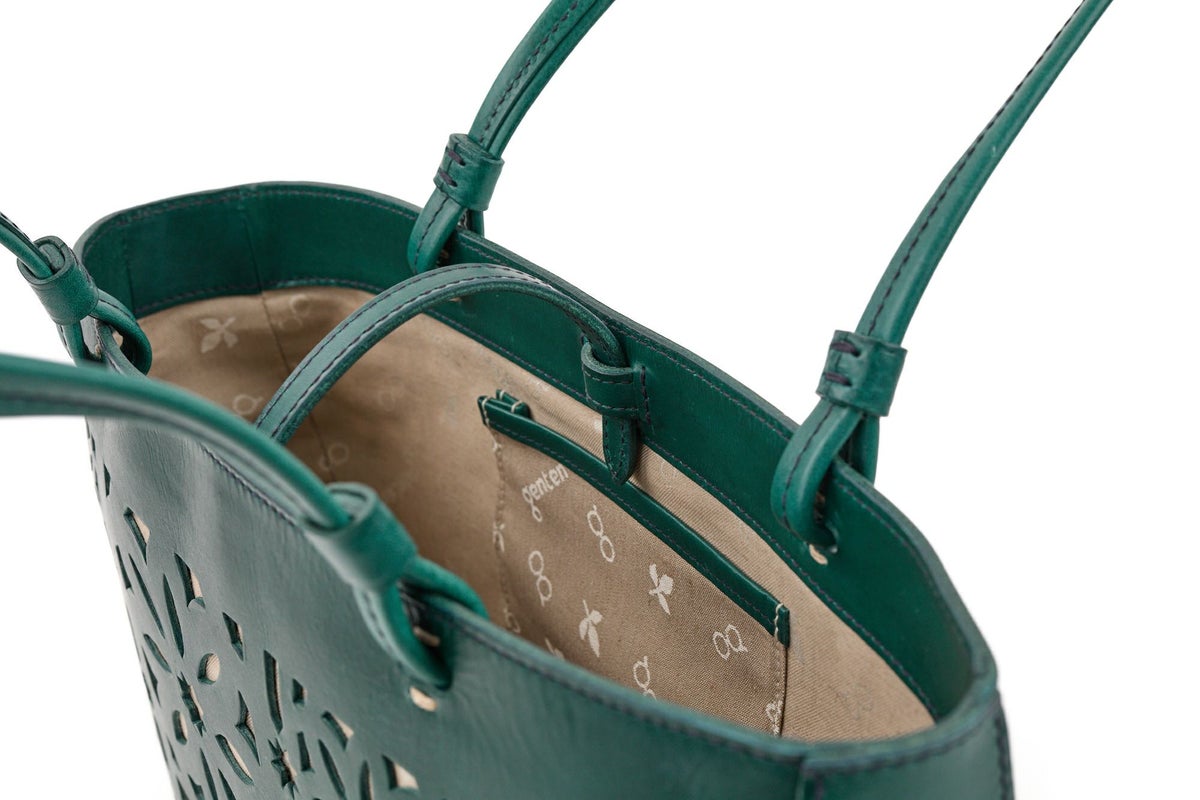 genten ゲンテン Sail Cut Work セイルカットワーク トートバッグ 44585