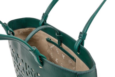 genten ゲンテン Sail Cut Work セイルカットワーク トートバッグ 44585