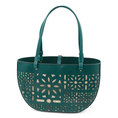 genten ゲンテン Sail Cut Work セイルカットワーク トートバッグ 44585