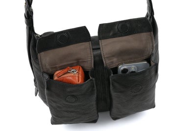 genten ゲンテン ゴートシュリンク ショルダーバッグ 44637