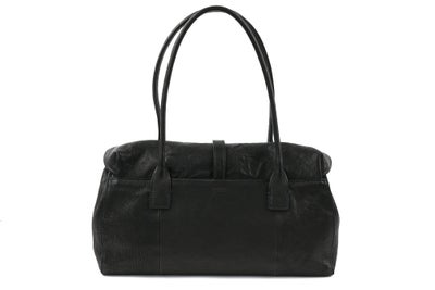 genten ゲンテン ゴートシュリンク かぶせ付きトートバッグ 44636