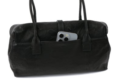 genten ゲンテン ゴートシュリンク かぶせ付きトートバッグ 44636