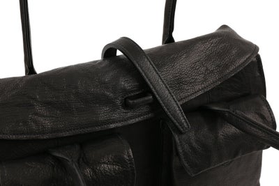 genten ゲンテン ゴートシュリンク かぶせ付きトートバッグ 44636