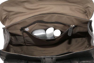 genten ゲンテン ゴートシュリンク かぶせ付きトートバッグ 44636