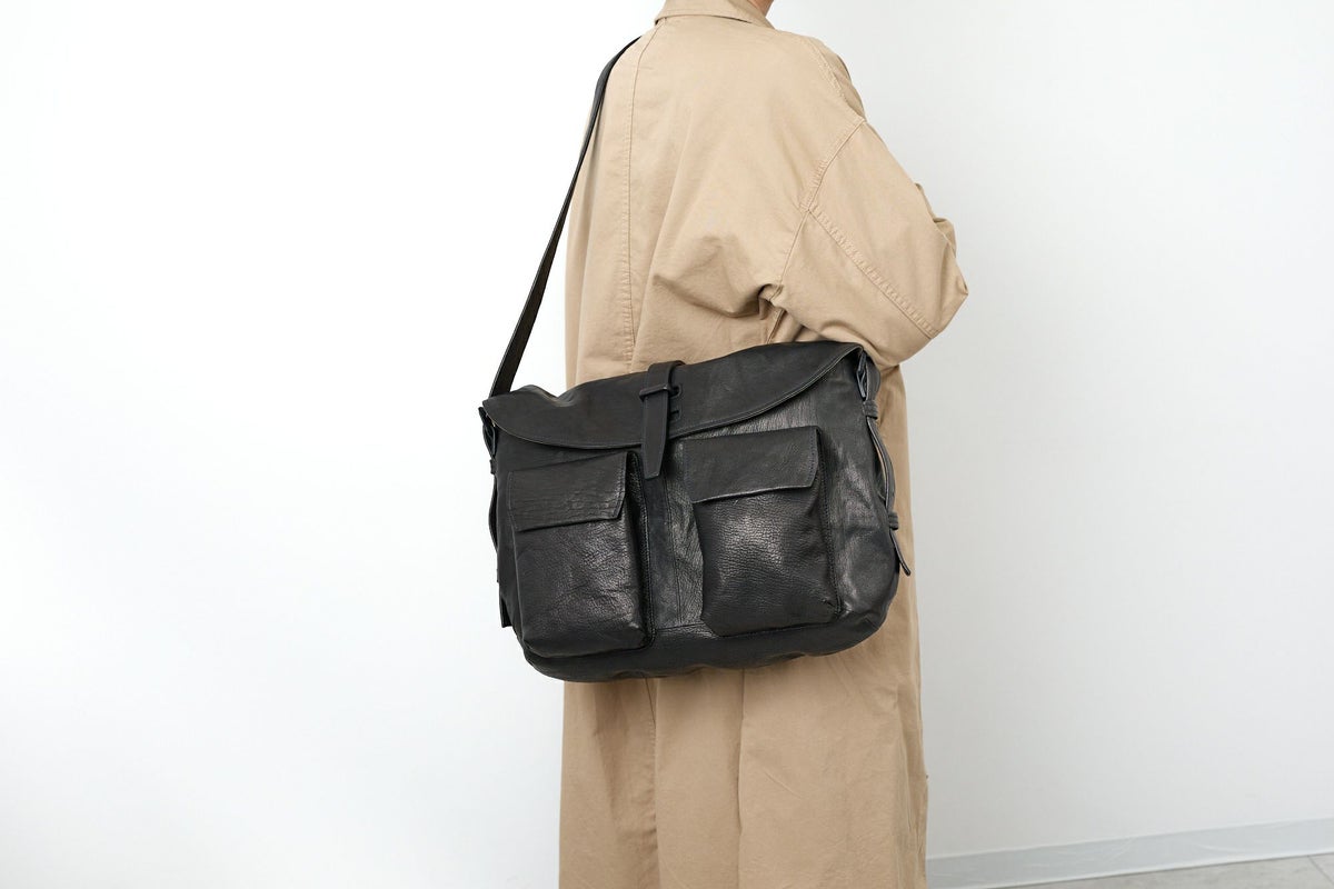 genten ゲンテン ゴートシュリンク ショルダーバッグ 44635