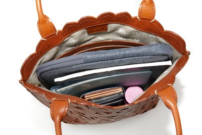 genten ゲンテン Garden cutwork ガーデンカットワーク トートバッグ 43950