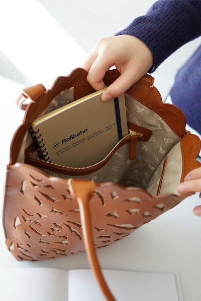 genten ゲンテン Garden cutwork ガーデンカットワーク トートバッグ 43950