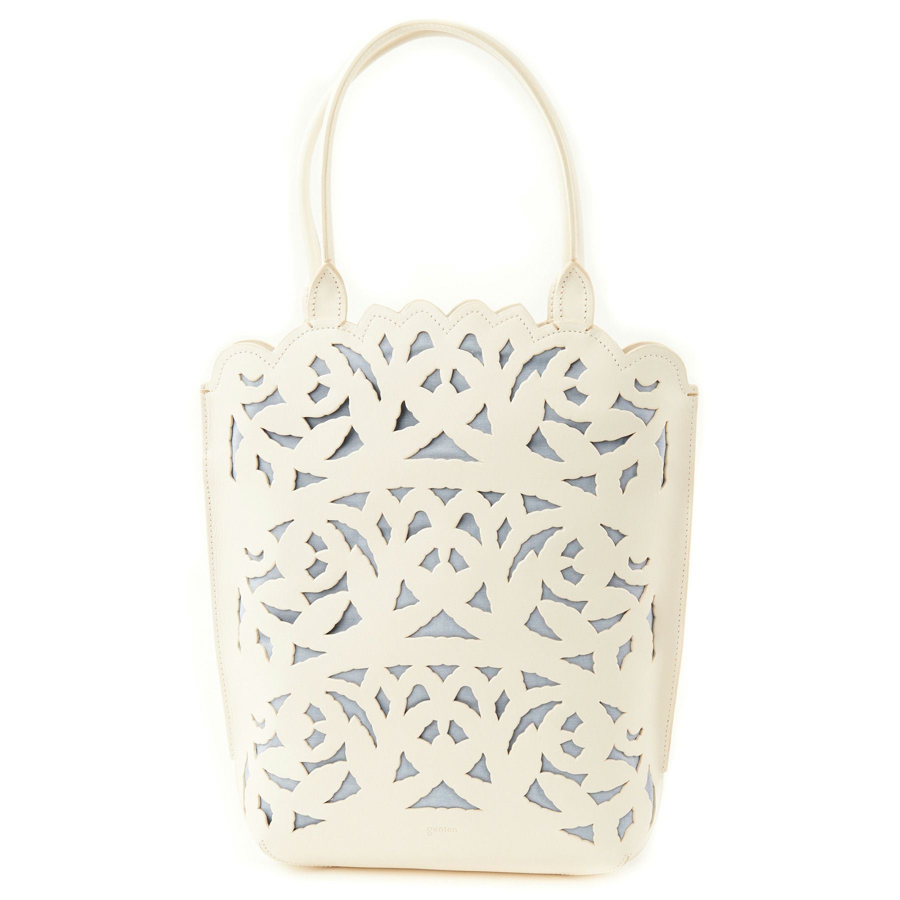 genten ゲンテン Garden cutwork ガーデンカットワーク トートバッグ