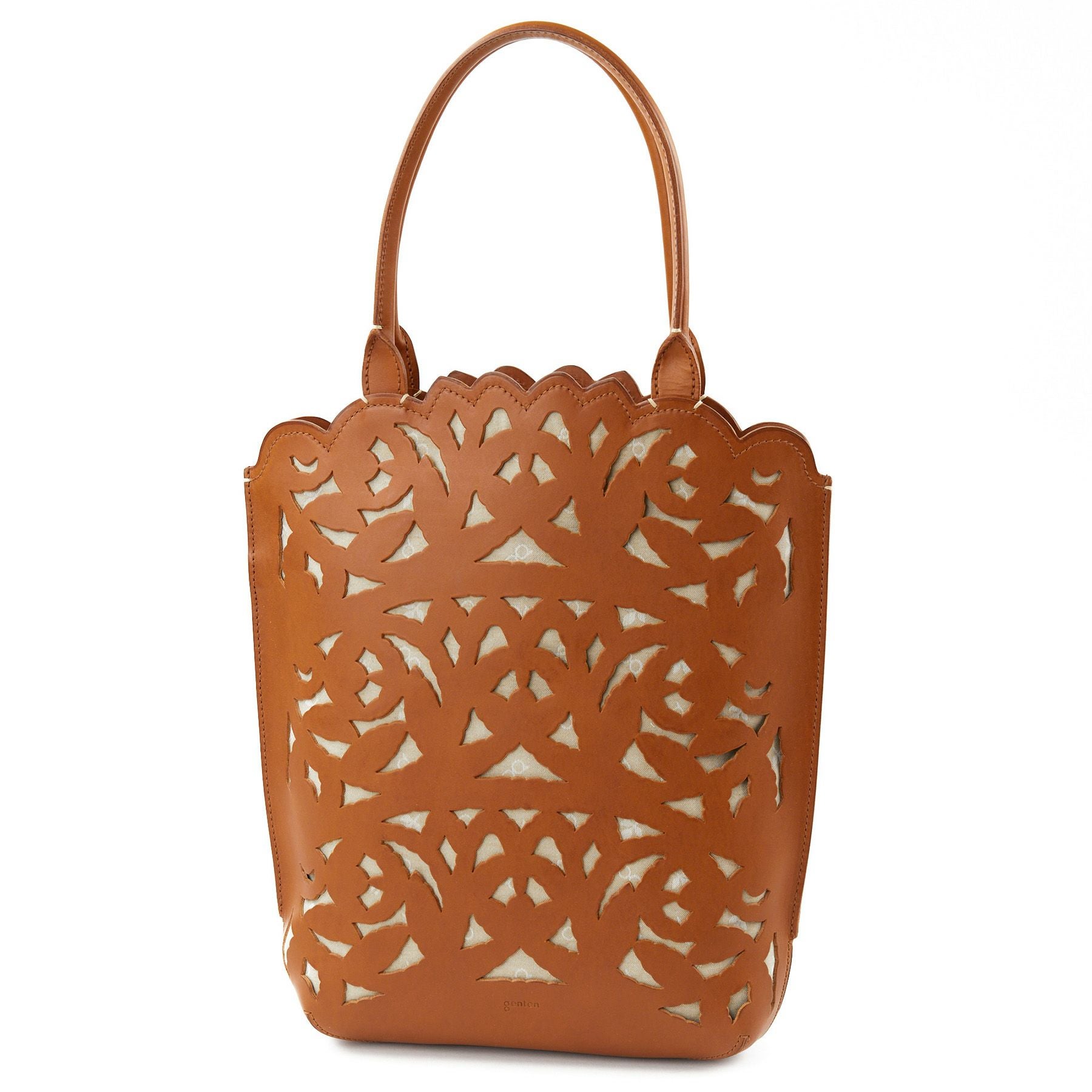 genten ゲンテン Garden cutwork ガーデンカットワーク トートバッグ