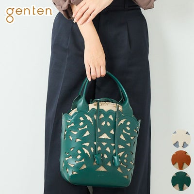 genten ゲンテン Garden cutwork ガーデンカットワーク トートバッグ 43951