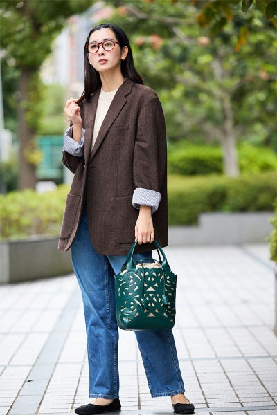 genten ゲンテン Garden cutwork ガーデンカットワーク トートバッグ 43951