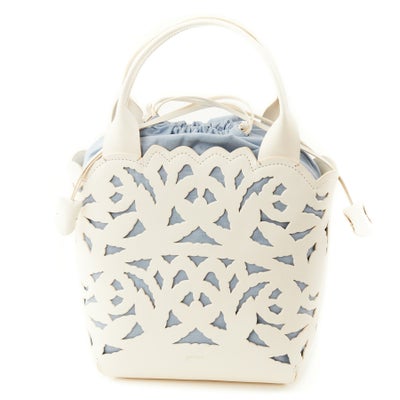 genten ゲンテン Garden cutwork ガーデンカットワーク トートバッグ 43951