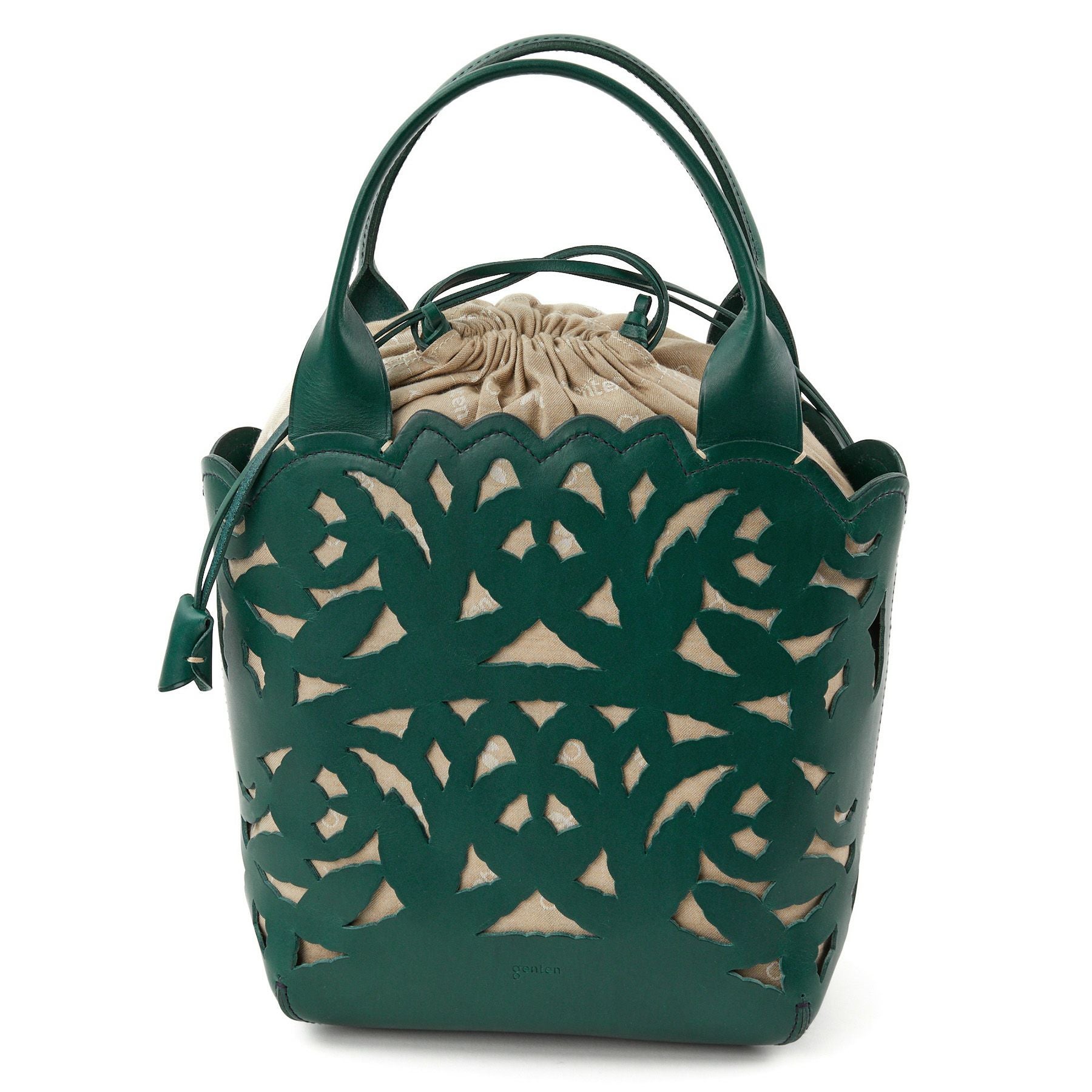 genten ゲンテン Garden cutwork ガーデンカットワーク トートバッグ