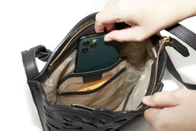 genten ゲンテン Garden cutwork ガーデンカットワーク ショルダーバッグ 43952