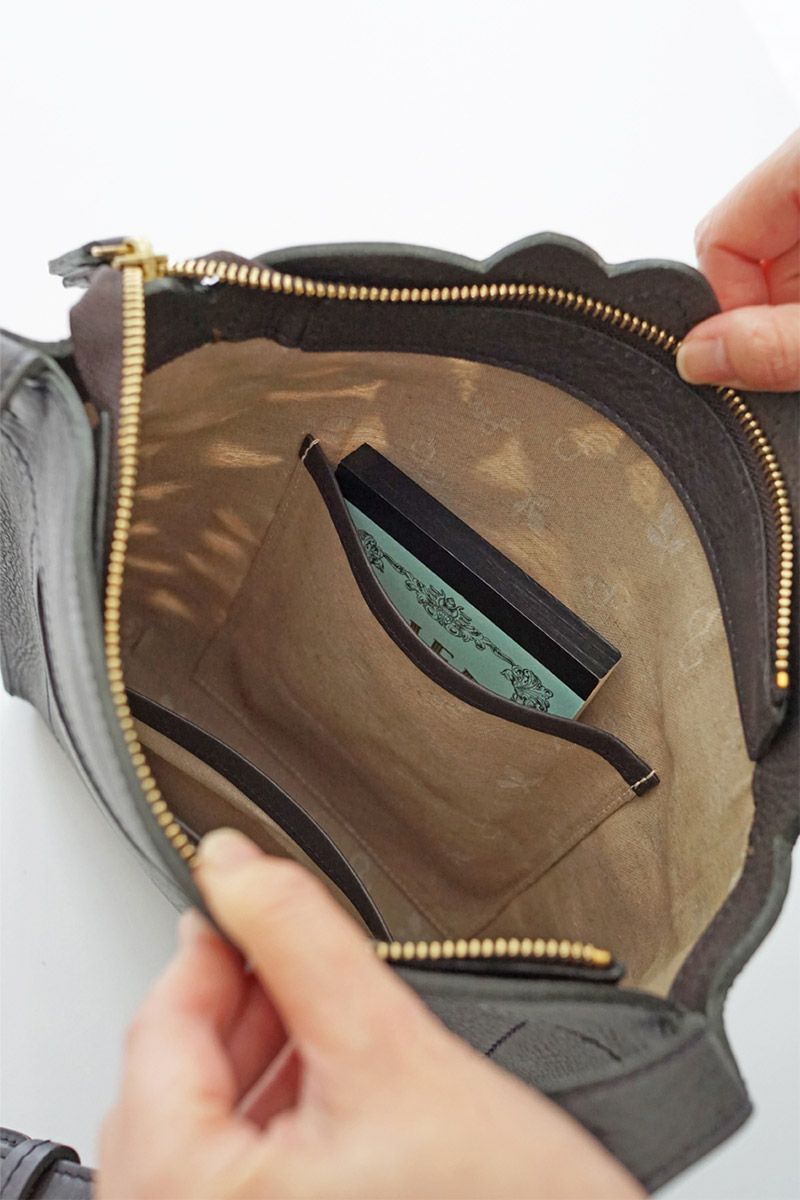 genten ゲンテン Garden cutwork ガーデンカットワーク ショルダーバッグ 43952