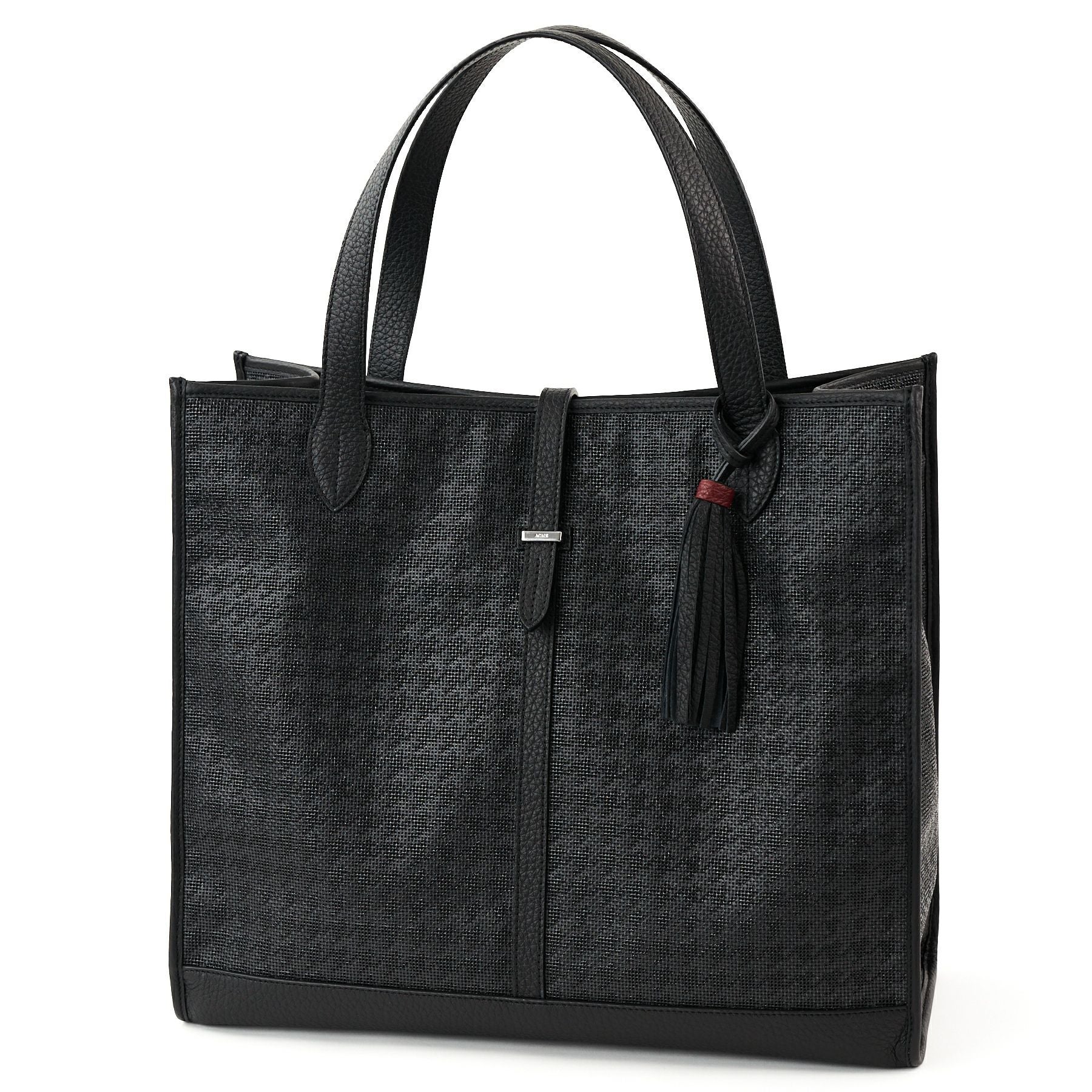 美品　ACATE　CARRE FABRIC カレ ファブリック　ブラック ACATE アカーテ CARRE カレ トートバッグ ACT-CARRE FABRIC | こだわり