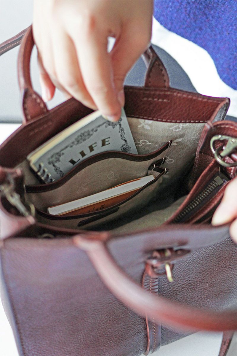 genten ゲンテン Tosca Superiore トスカスペリオーレ 2WAYトートバッグ 44529