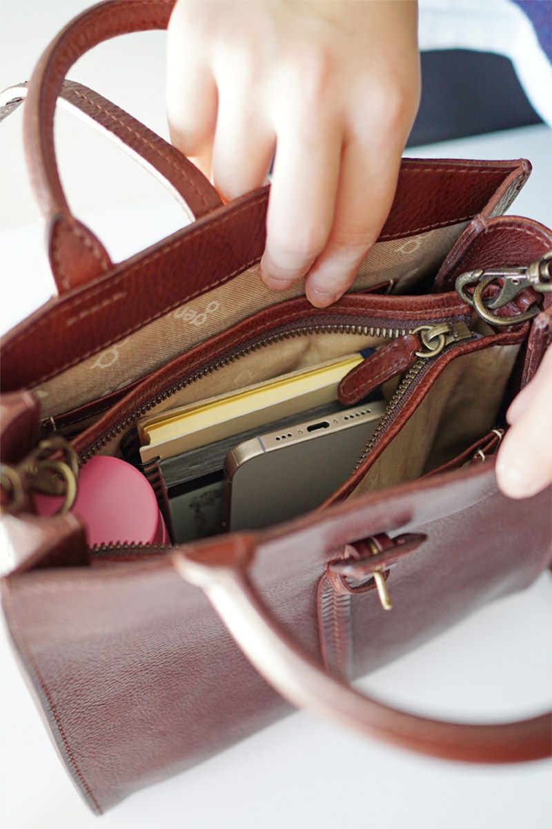 genten ゲンテン Tosca Superiore トスカスペリオーレ 2WAYトートバッグ 44529