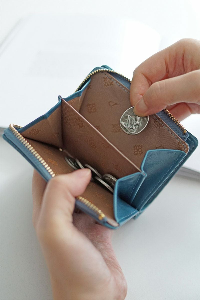 ダコタ 財布 二つ折り財布 クーポラ スカイブルー Dakota ダコタ クーポラ 小銭入れ付き二つ折り財布 0031721 | こだわり