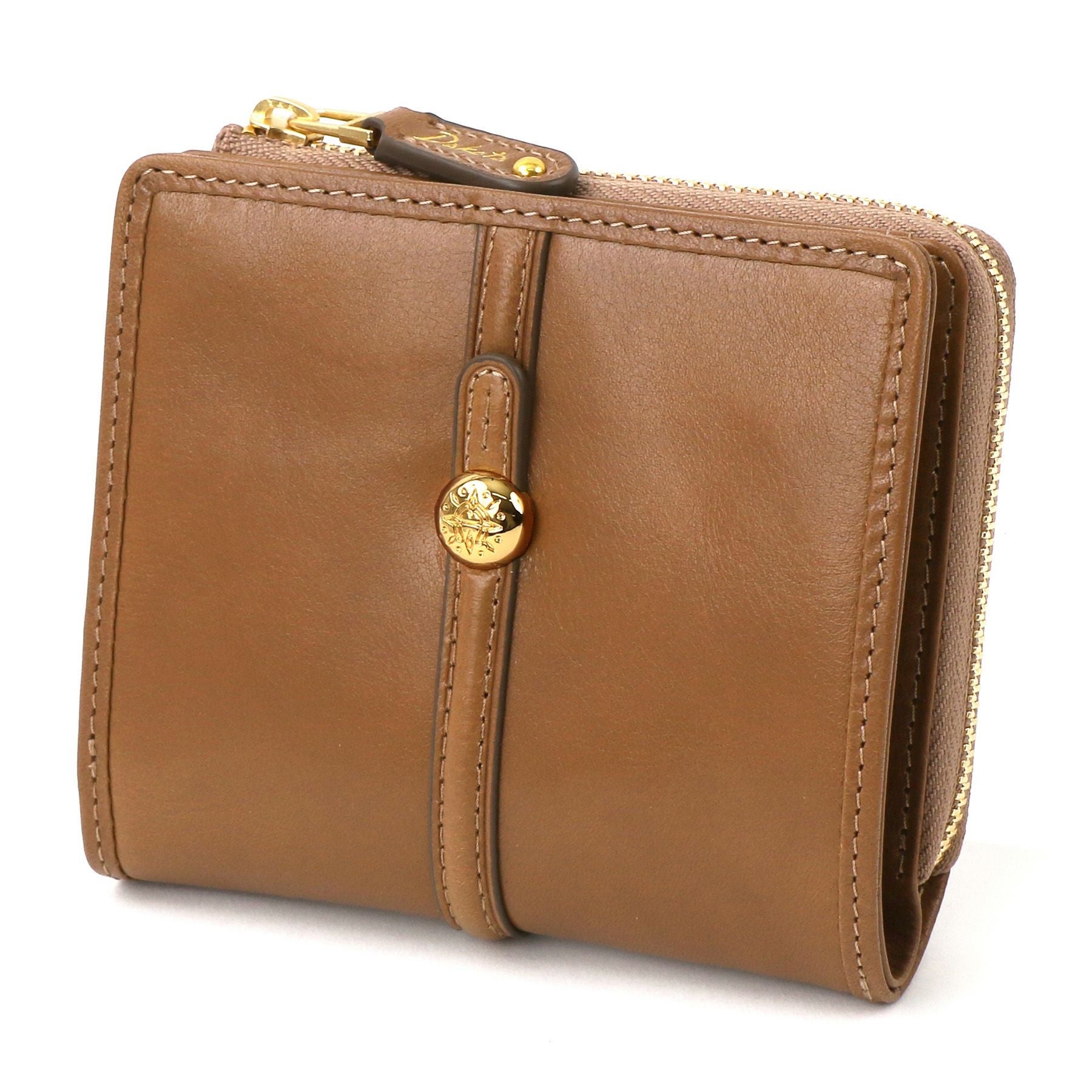 【新品・箱付】Dakota ダコタ クーポラ 二つ折り財布 マスタード Dakota（ダコタ） 3年保証＋プレゼント付 クーポラ 小銭入れ付き二